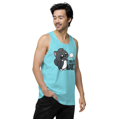 I NEED AN ADULT - Premium Tank Top - ChubbleGumLLC