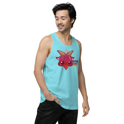 CUTE AS HELL - Premium Tank Top - ChubbleGumLLC