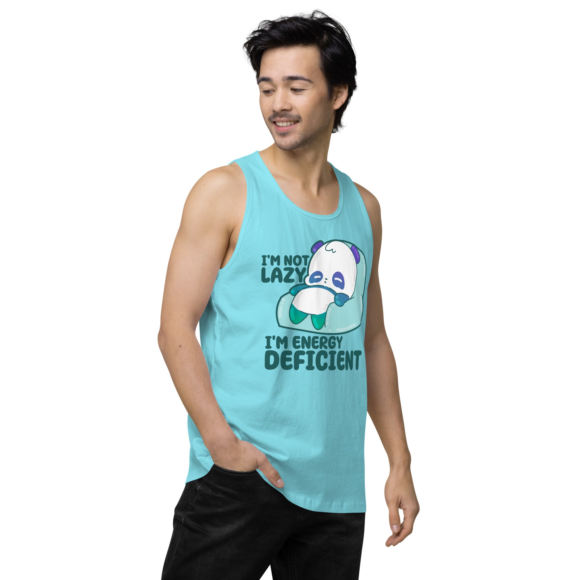 IM NOT LAZY - Premium Tank Top - ChubbleGumLLC