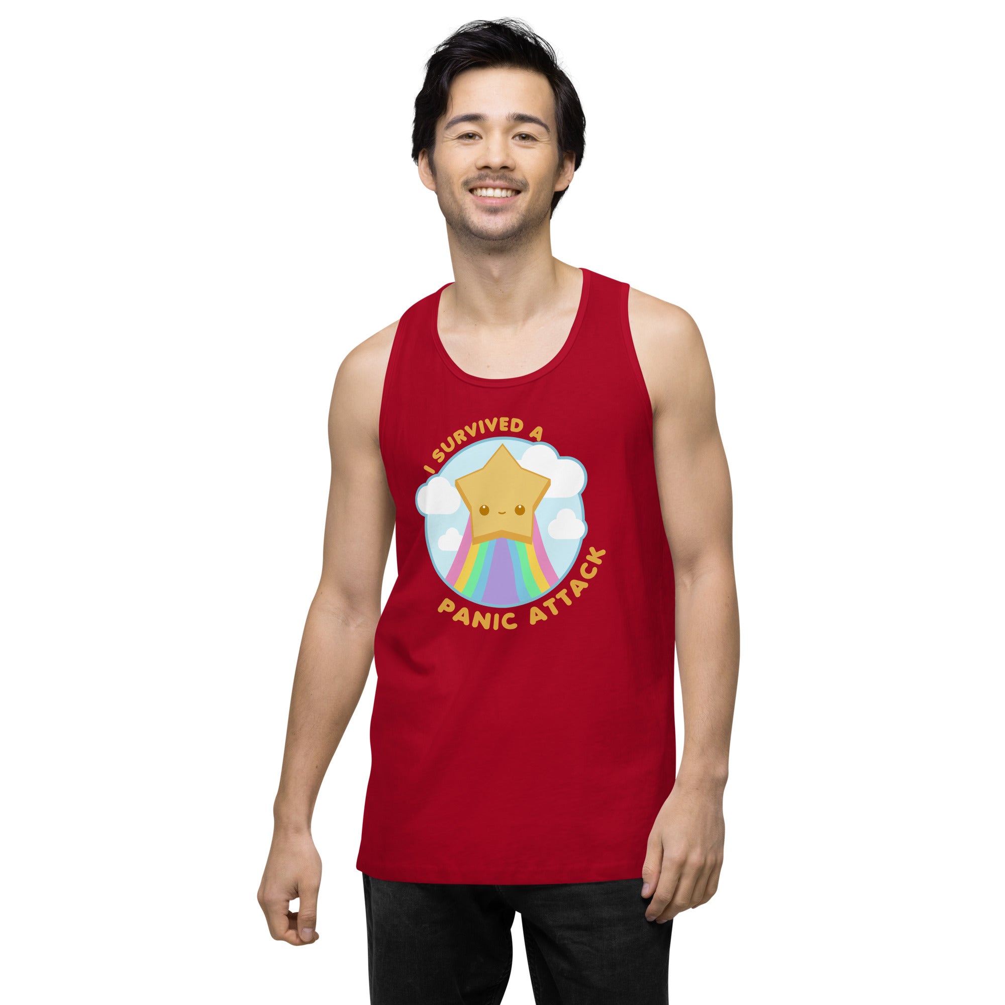 I SURVIVED A PANIC ATTACK - Premium Tank Top - ChubbleGumLLC