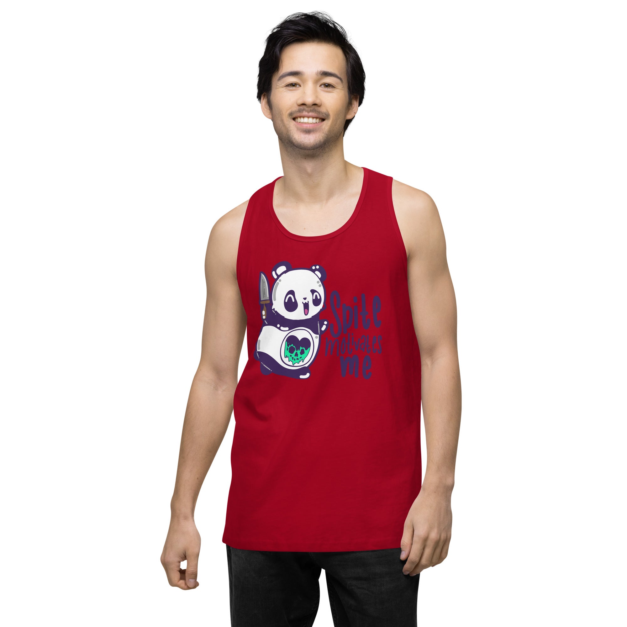 SPITE MOTIVATES ME - Premium Tank Top - ChubbleGumLLC