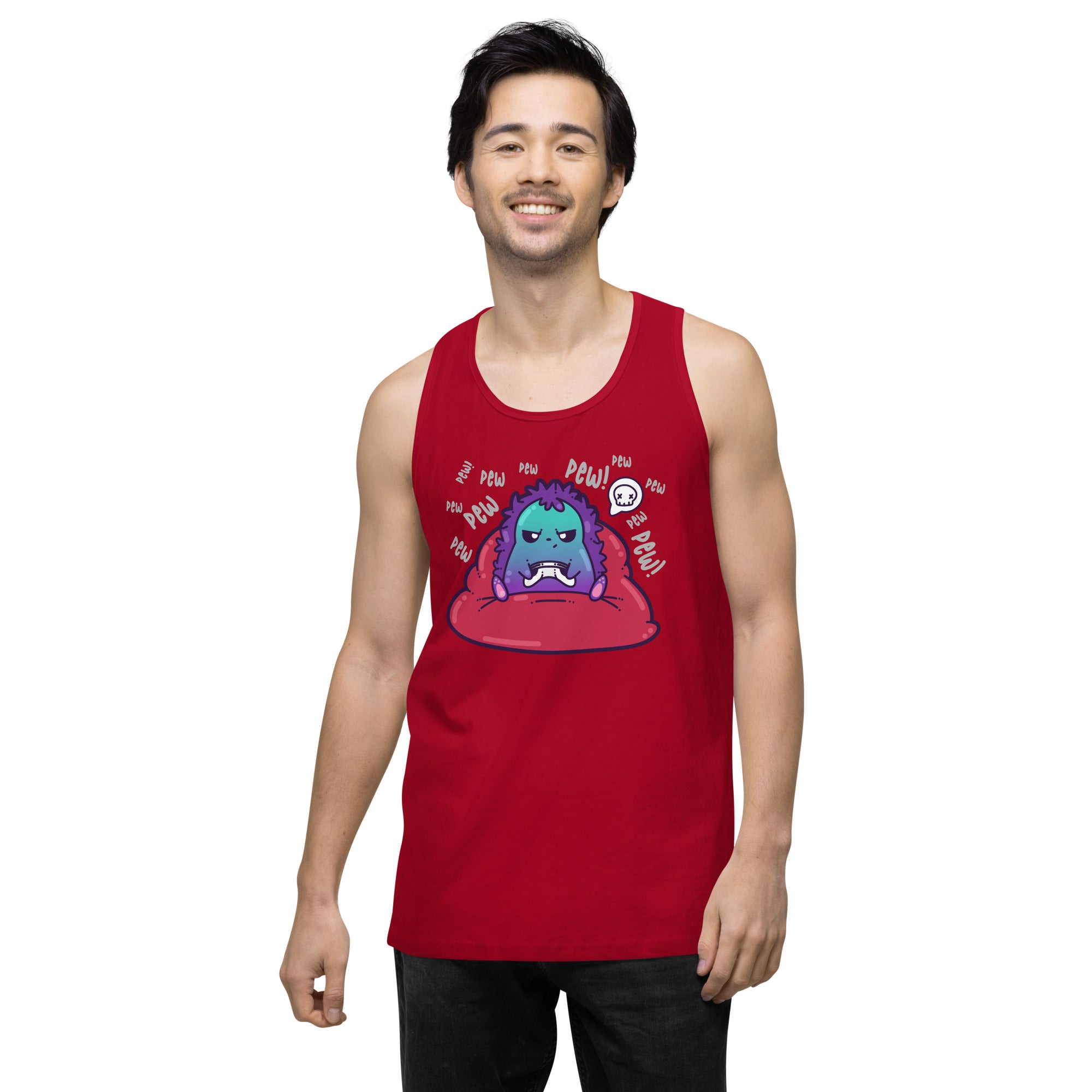 PEW PEW PEW - Premium Tank Top - ChubbleGumLLC