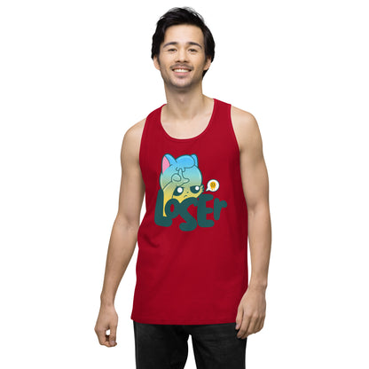 LOSER - Premium Tank Top - ChubbleGumLLC