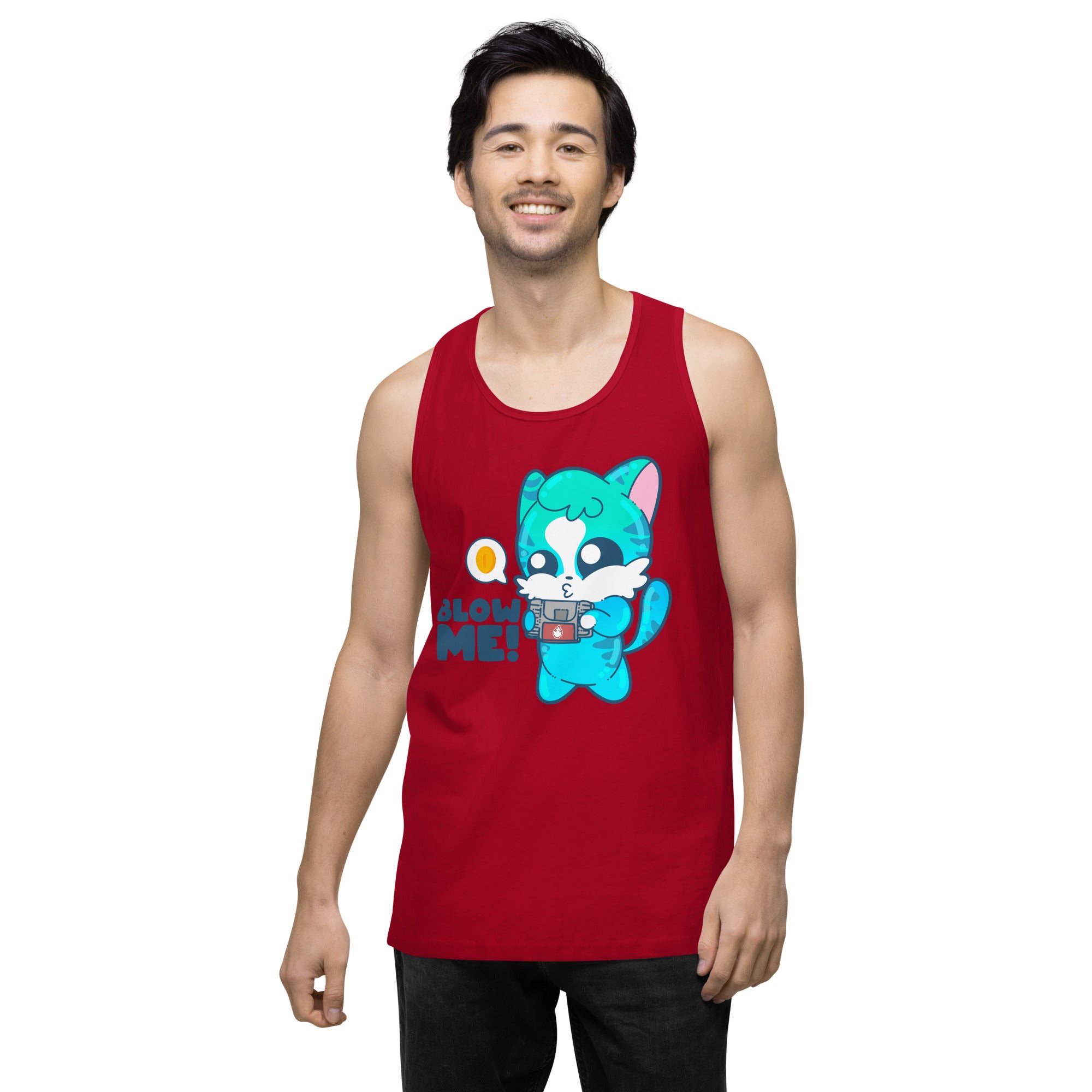 BLOW ME - Premium Tank Top - ChubbleGumLLC