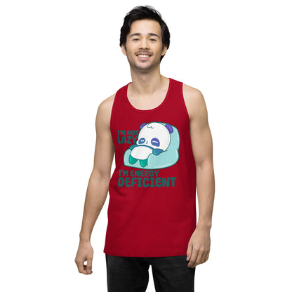 IM NOT LAZY - Premium Tank Top - ChubbleGumLLC