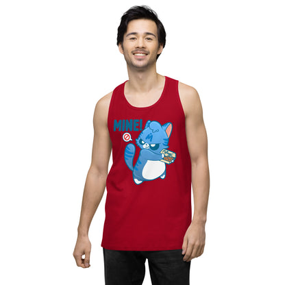 MINE - Premium Tank Top - ChubbleGumLLC