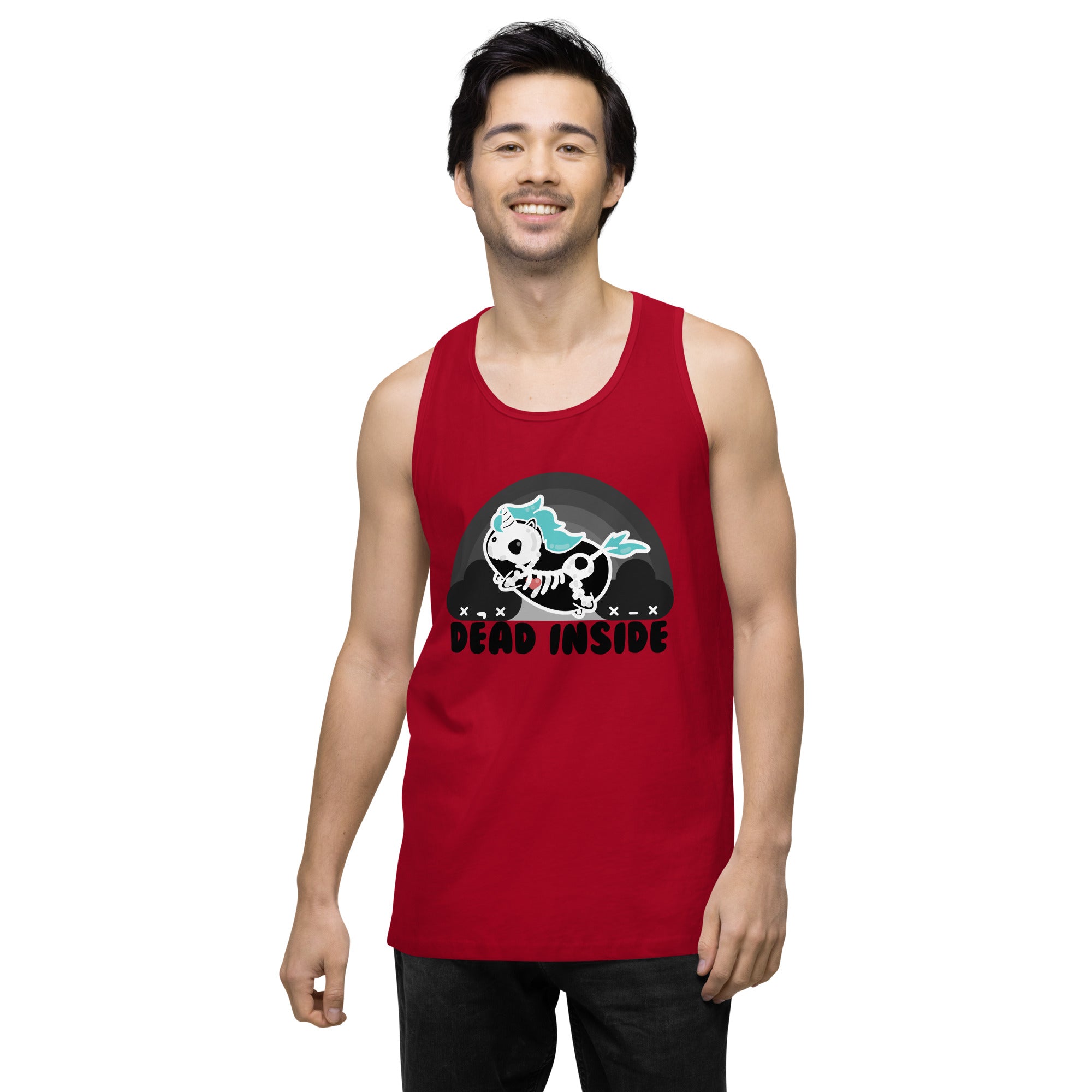 DEAD INSIDE - Premium Tank Top - ChubbleGumLLC