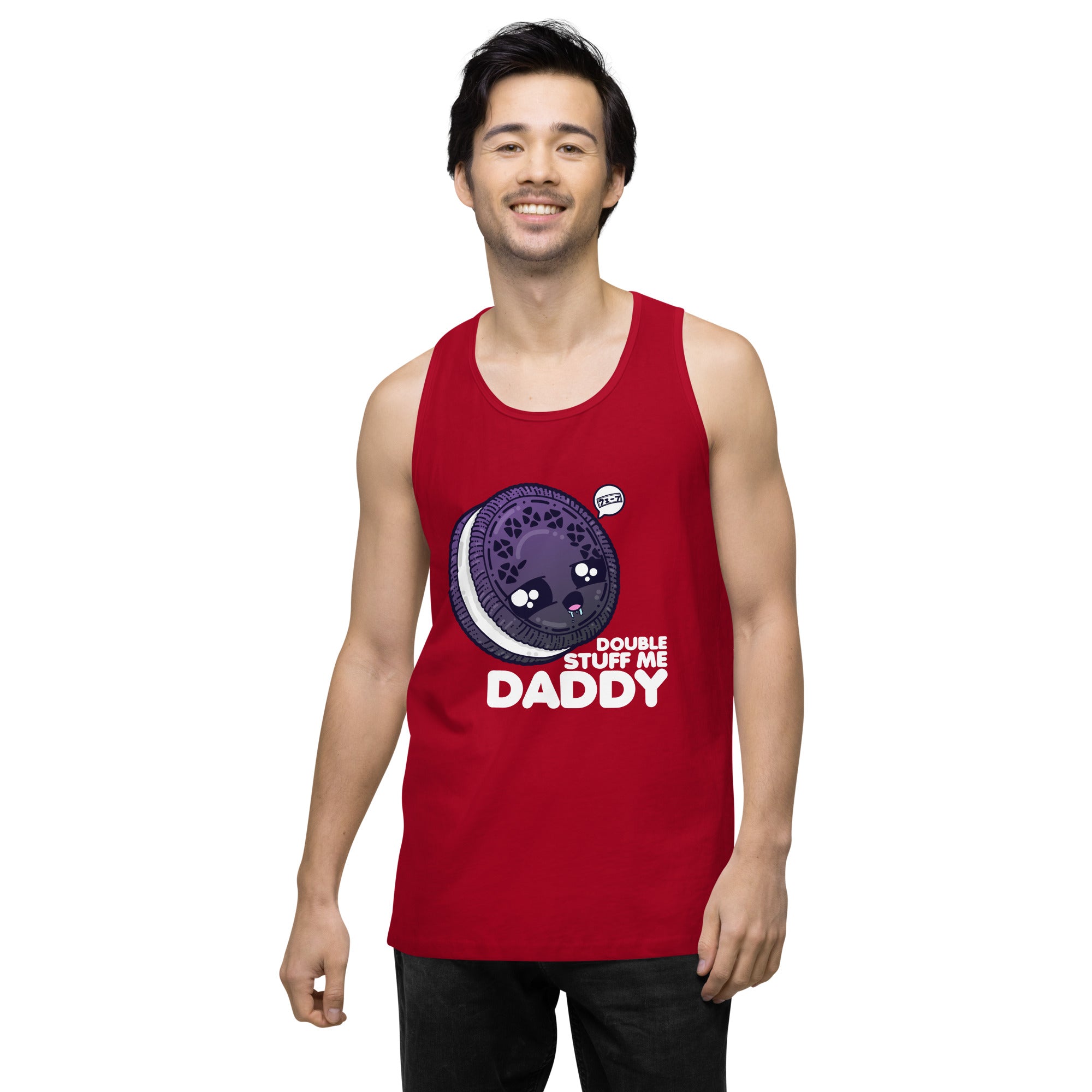 DOUBLE STUFF ME DADDY - Tank Top - ChubbleGumLLC