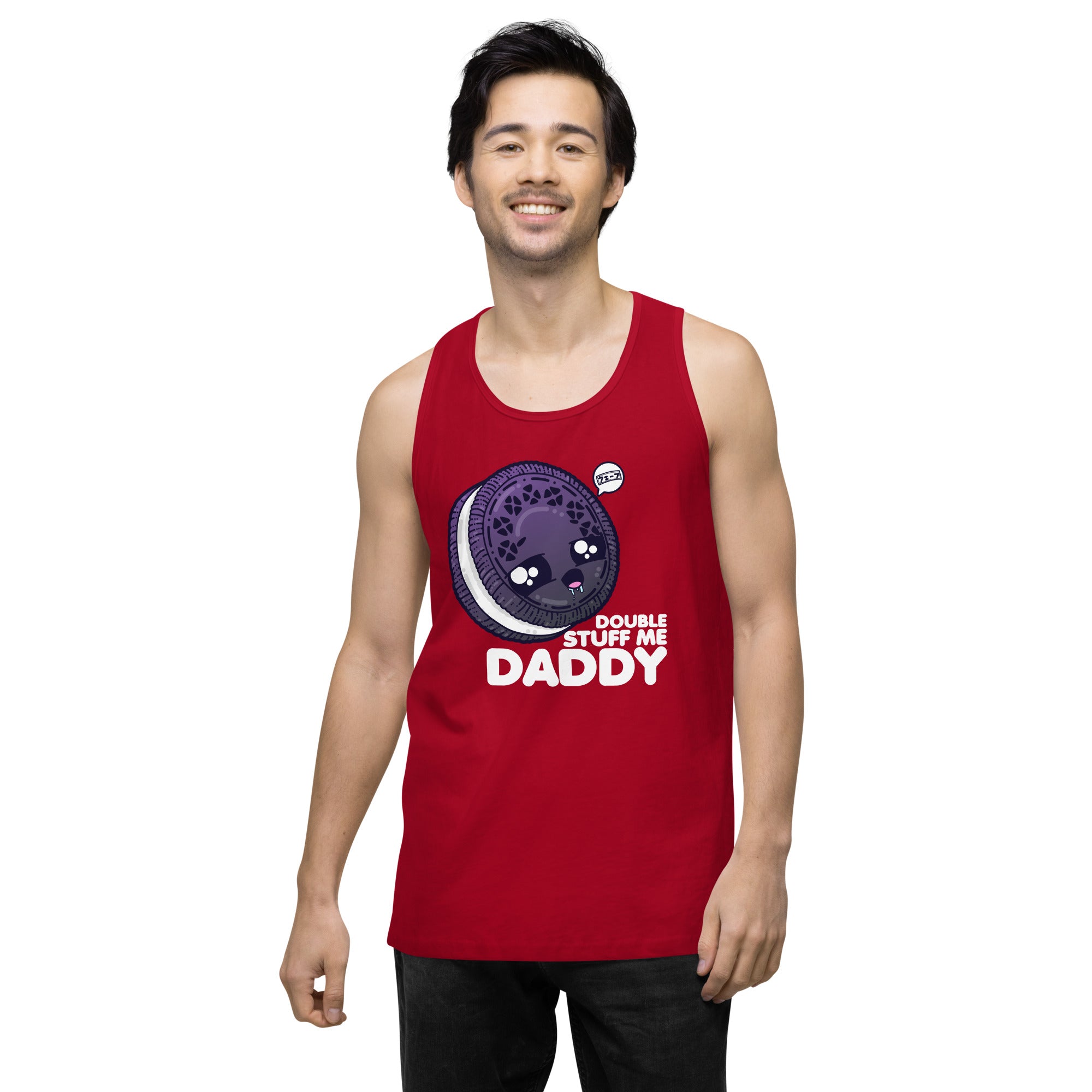 DOUBLE STUFF ME DADDY - Tank Top - ChubbleGumLLC