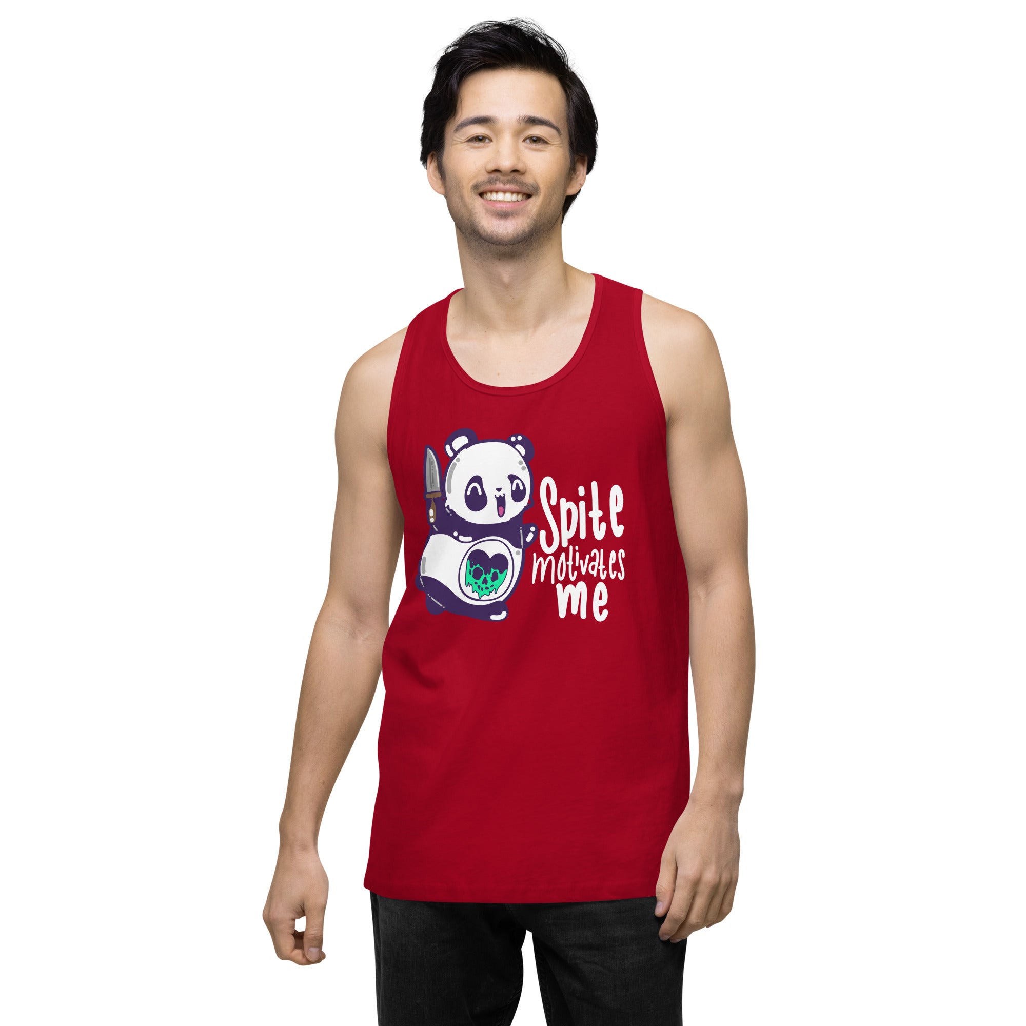 SPITE MOTIVATES ME - Modified Premium Tank Top - ChubbleGumLLC