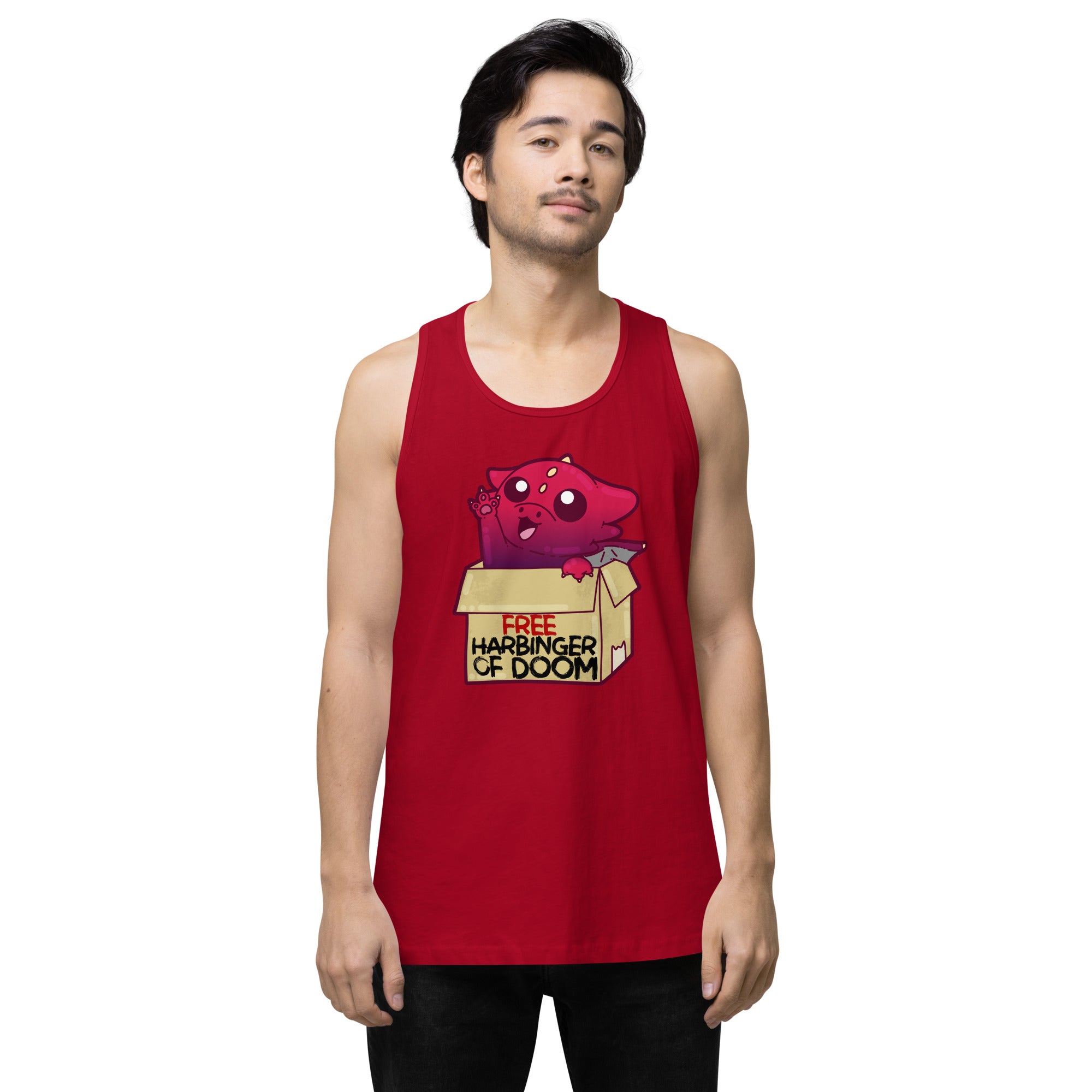 FREE HARBINGER OF DOOM - Premium Tank Top - ChubbleGumLLC