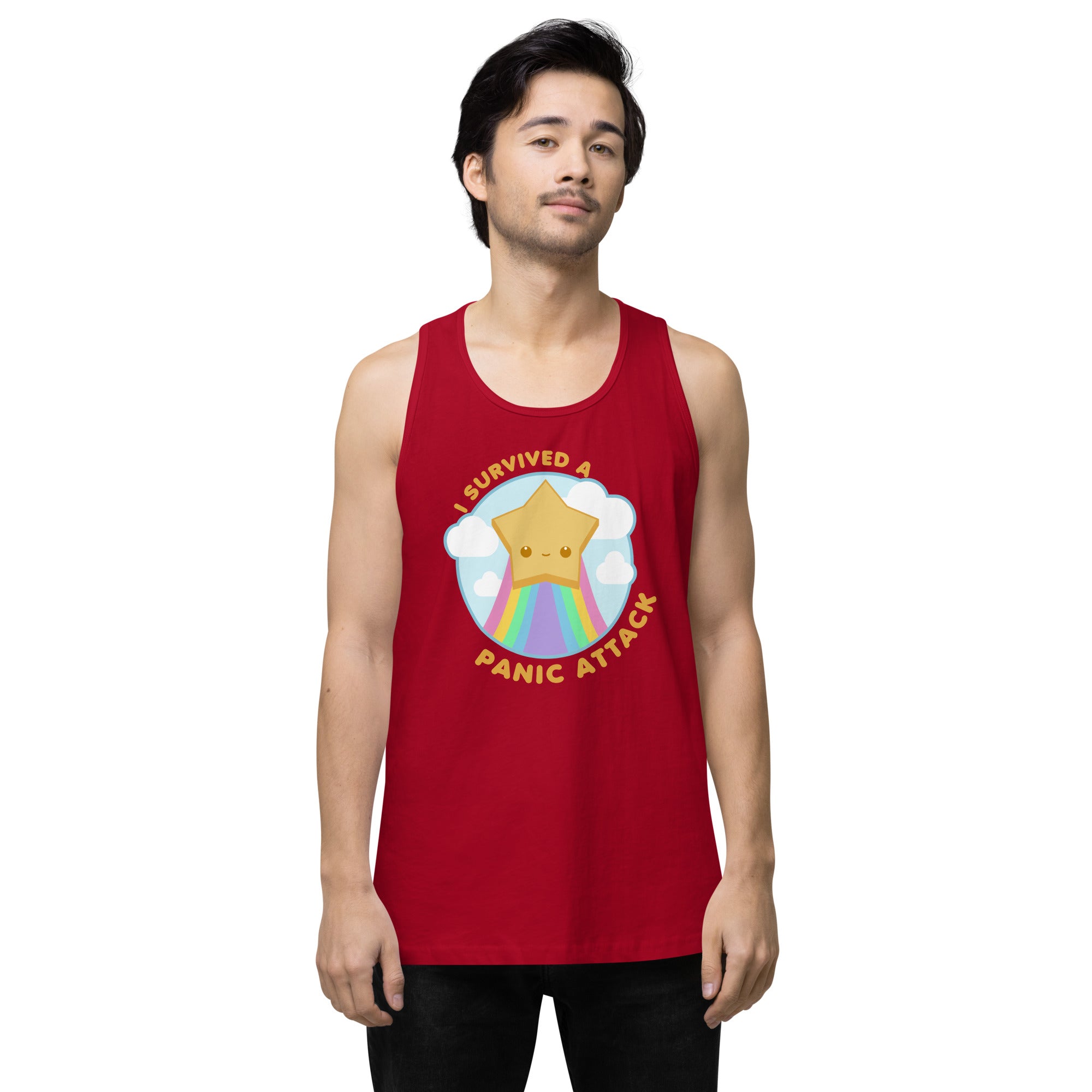 I SURVIVED A PANIC ATTACK - Premium Tank Top - ChubbleGumLLC