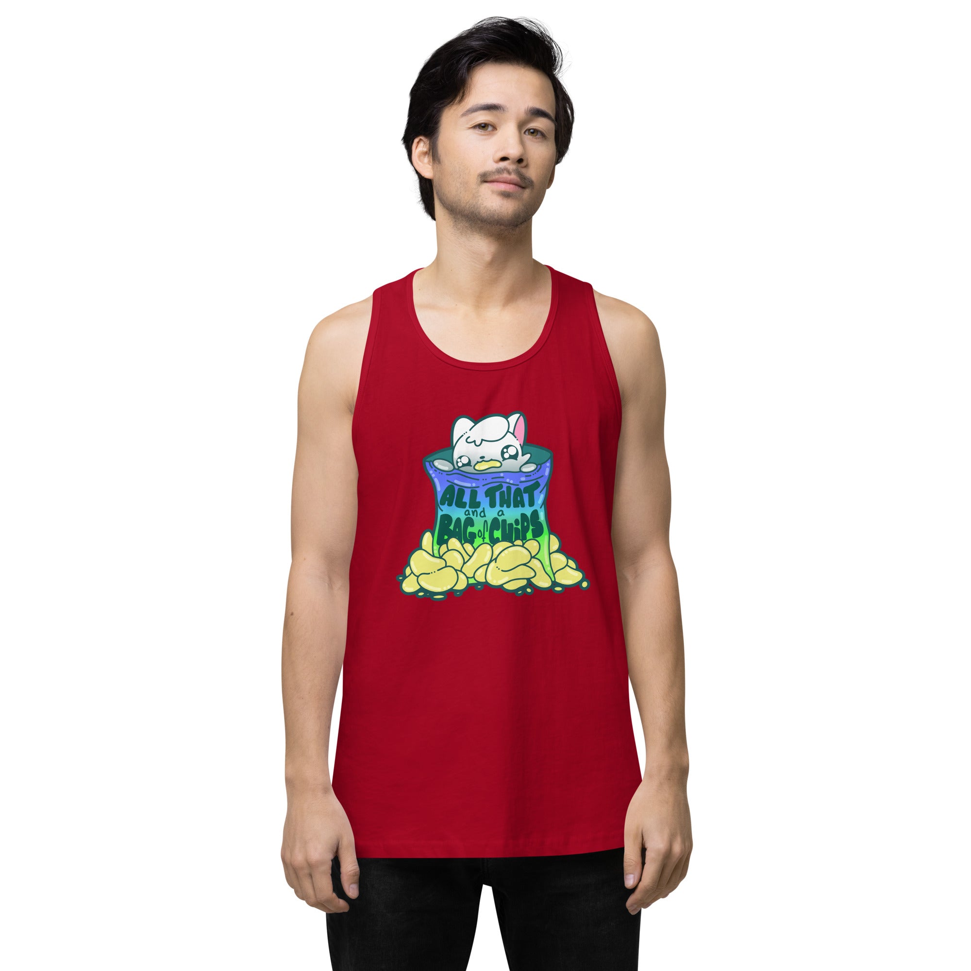 ALL THAT AND A BAG OF CHIPS - Premium Tank Top - ChubbleGumLLC