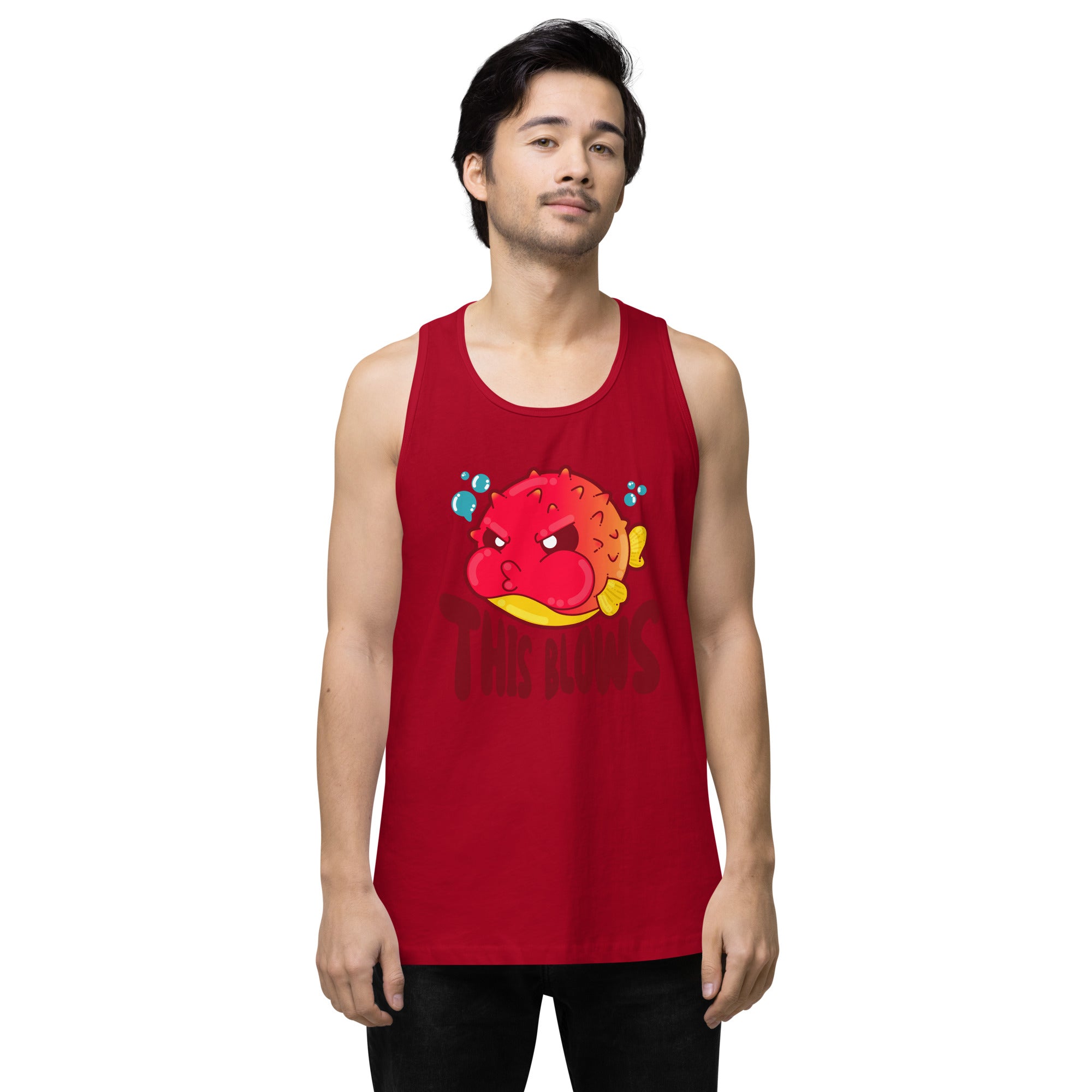 THIS BLOWS - Premium Tank Top - ChubbleGumLLC