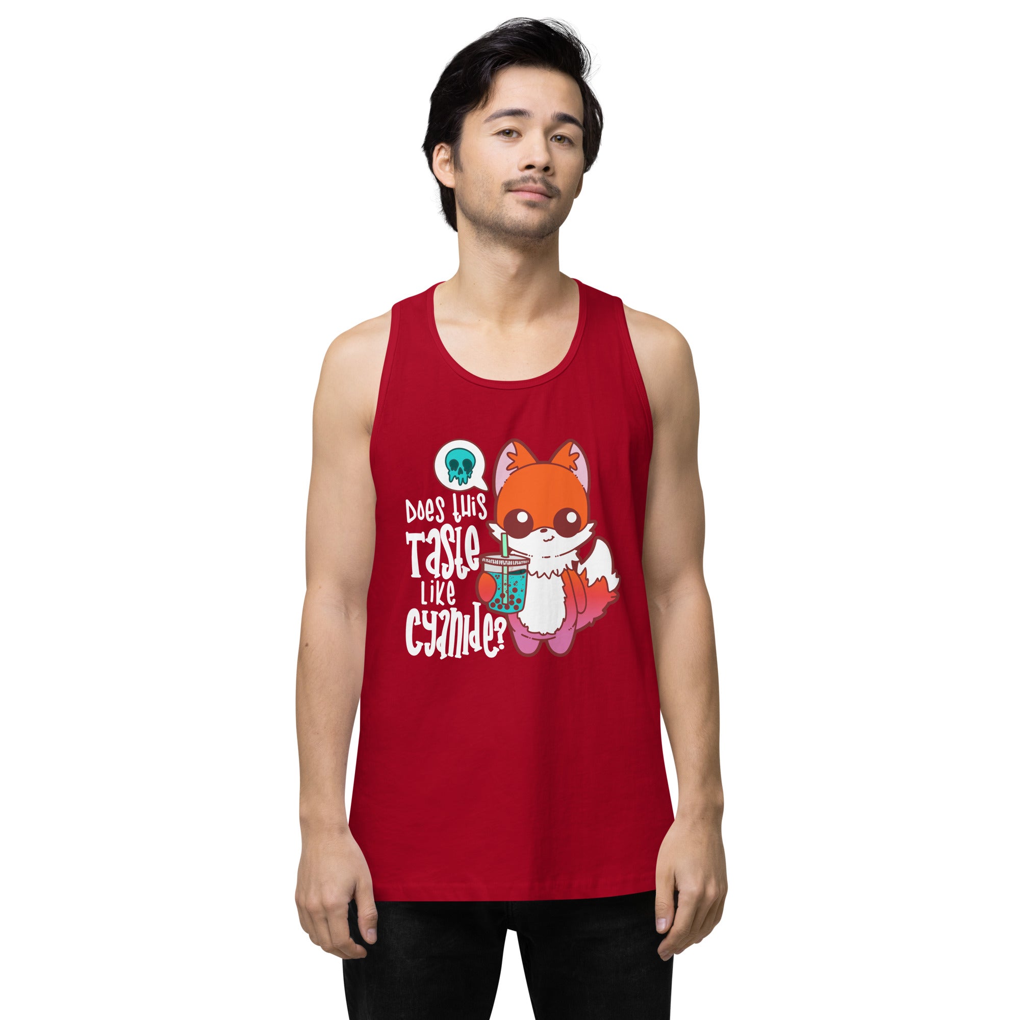 DOES THIS TASTE LIKE CYANIDE - Modded Premium Tank Top - ChubbleGumLLC