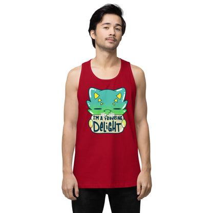 I AM A FREAKING DELIGHT - Tank - ChubbleGumLLC