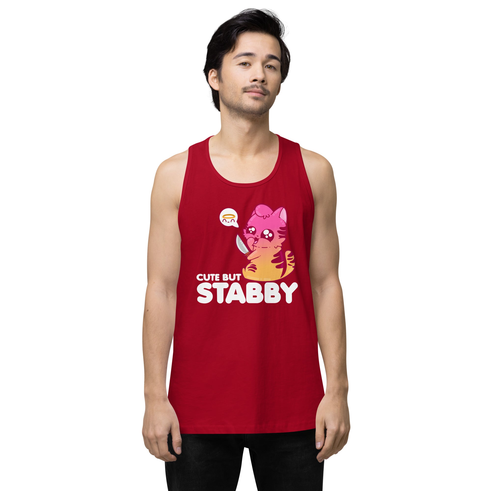 CUTE BUT STABBY - Modified Premium Tank Top - ChubbleGumLLC