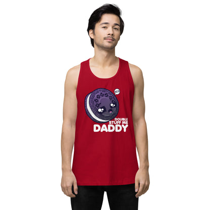 DOUBLE STUFF ME DADDY - Tank Top - ChubbleGumLLC