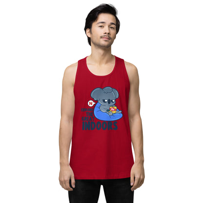 EXPLORE THE GREAT INDOORS - Premium Tank Top - ChubbleGumLLC