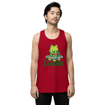 TAKE ME TO YOUR LEADER  - Premium Tank Top - ChubbleGumLLC