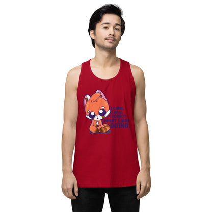 I CAME I SAW I FORGOT - Premium Tank Top