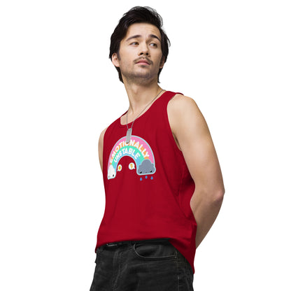 EMOTIONALLY UNSTABLE - Premium Tank Top - ChubbleGumLLC