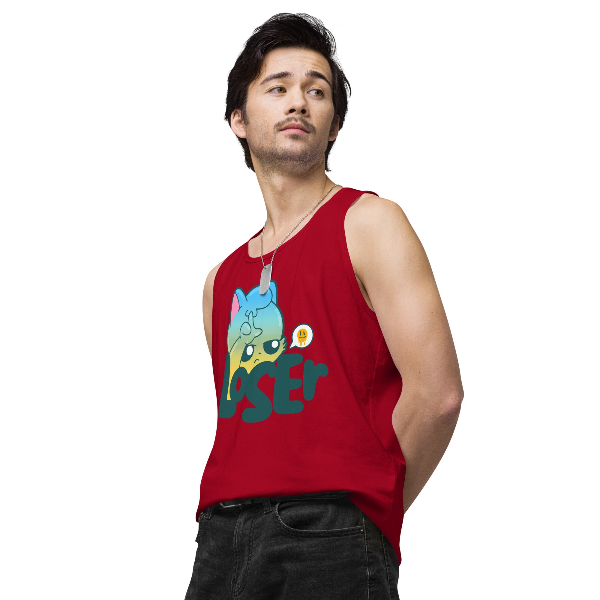 LOSER - Premium Tank Top - ChubbleGumLLC