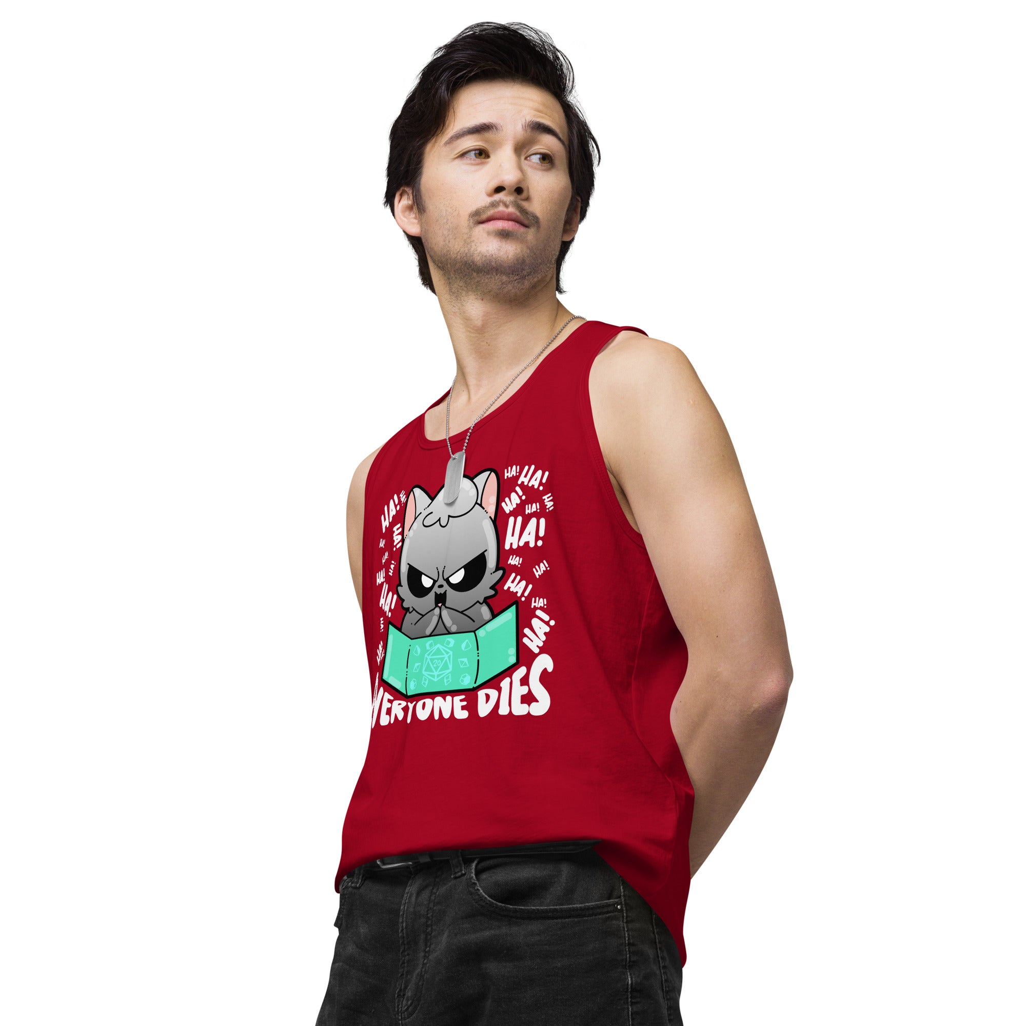 EVERYONE DIES - Tank Top - ChubbleGumLLC