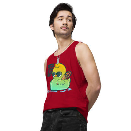 DUCK AROUND AND FIND OUT - Premium Tank Top - ChubbleGumLLC