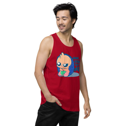 UMM HOW BOUT NO - Premium Tank Top - ChubbleGumLLC