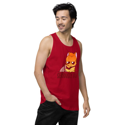 SERIOUSLY BRUH - Premium Tank Top - ChubbleGumLLC