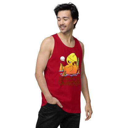 RELEASE THE QUACKEN - Premium Tank Top - ChubbleGumLLC