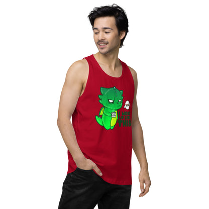 I WOKE UP LIKE THIS - Premium Tank Top - ChubbleGumLLC