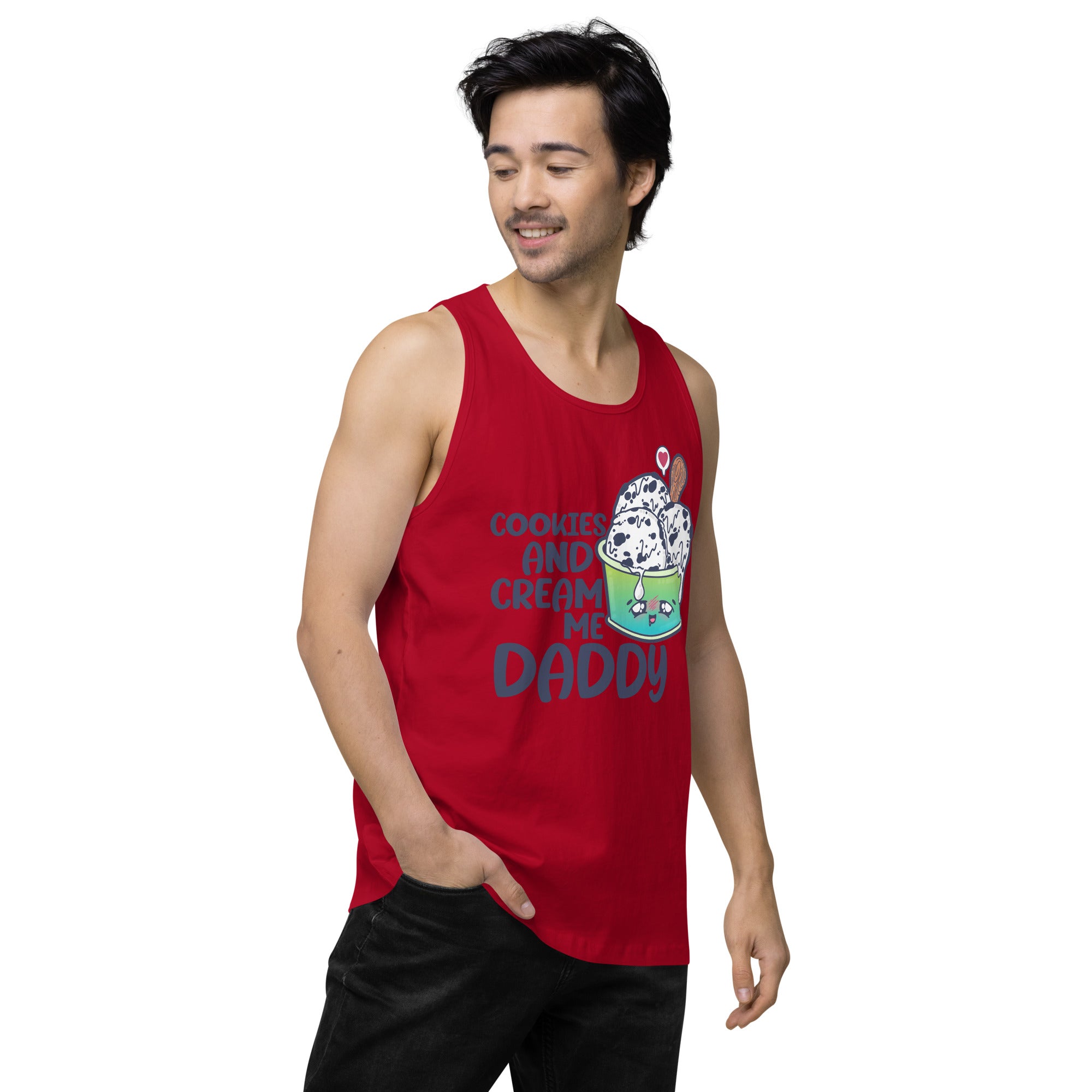 COOKIES AND CREAM ME DADDY - Tank Top - ChubbleGumLLC