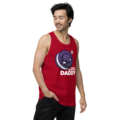 DOUBLE STUFF ME DADDY - Tank Top - ChubbleGumLLC