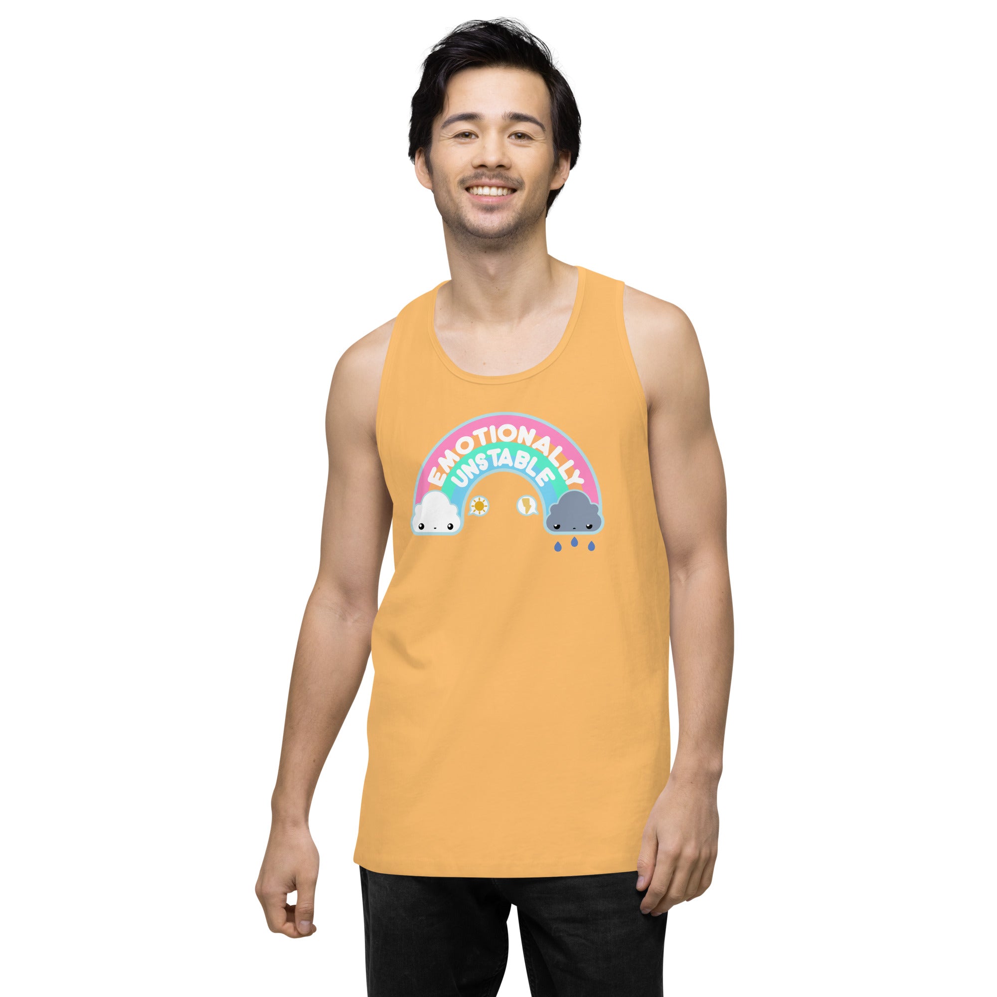 EMOTIONALLY UNSTABLE - Premium Tank Top - ChubbleGumLLC