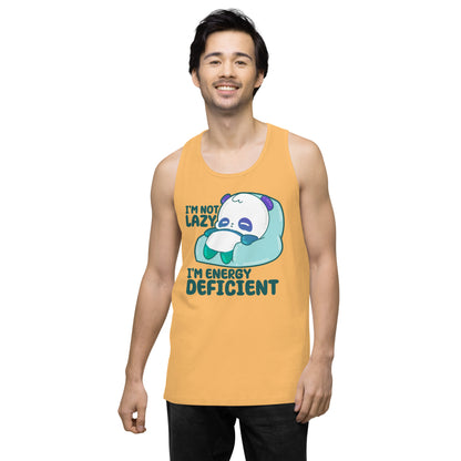 IM NOT LAZY - Premium Tank Top - ChubbleGumLLC