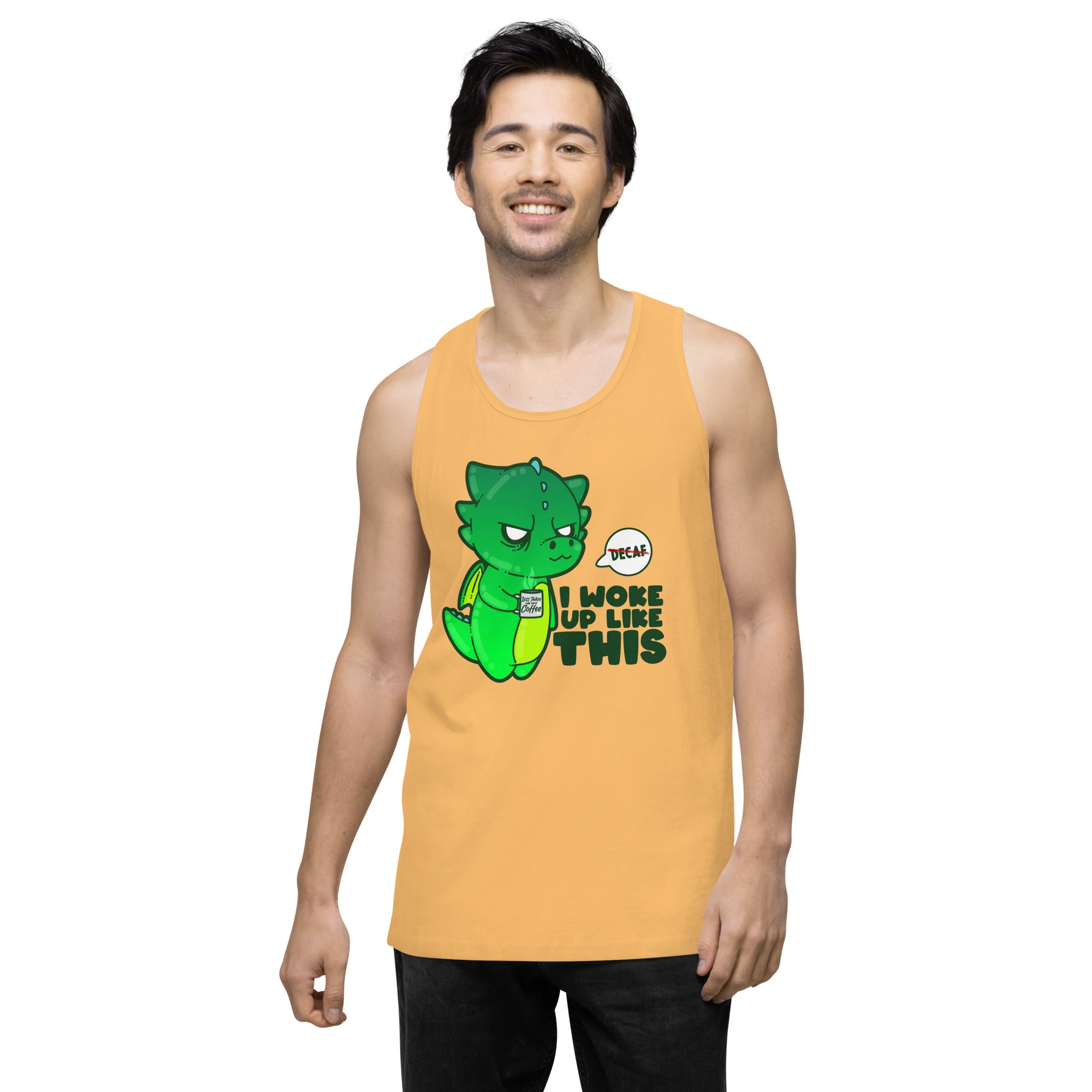 I WOKE UP LIKE THIS - Premium Tank Top - ChubbleGumLLC