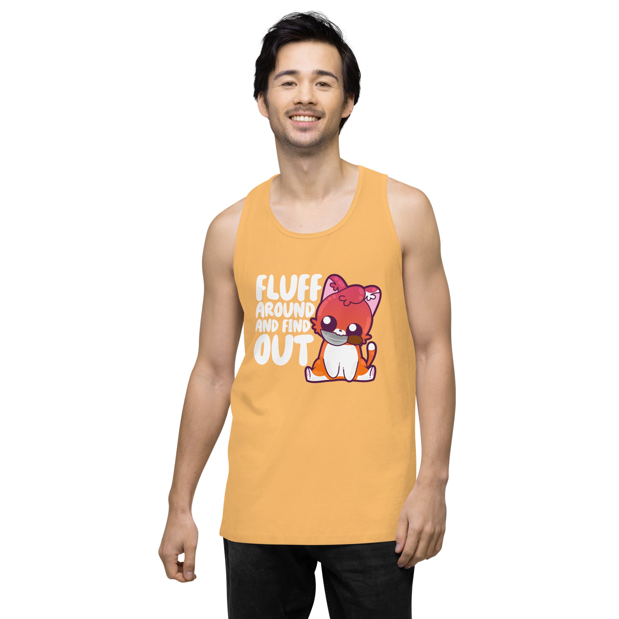 FLUFF AROUND AND FIND OUT - Modded Premium Tank Top - ChubbleGumLLC