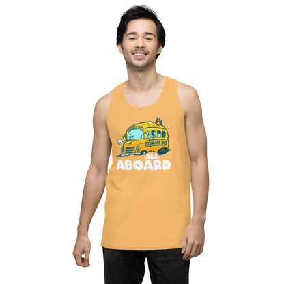 ALL ABOARD THE STRUGGLE BUS - Modified Premium Tank Top - ChubbleGumLLC