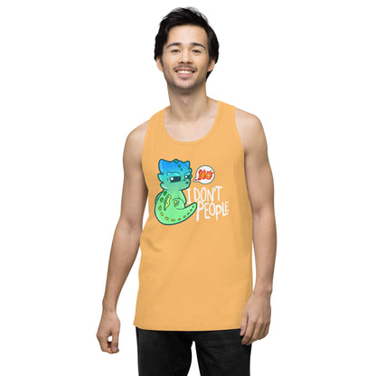 I DONT PEOPLE - Modified Premium Tank Top - ChubbleGumLLC