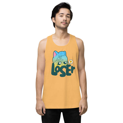 LOSER - Premium Tank Top - ChubbleGumLLC