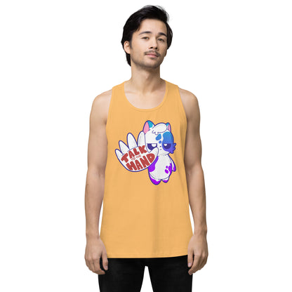 TALK TO THE HAND - Premium Tank Top - ChubbleGumLLC