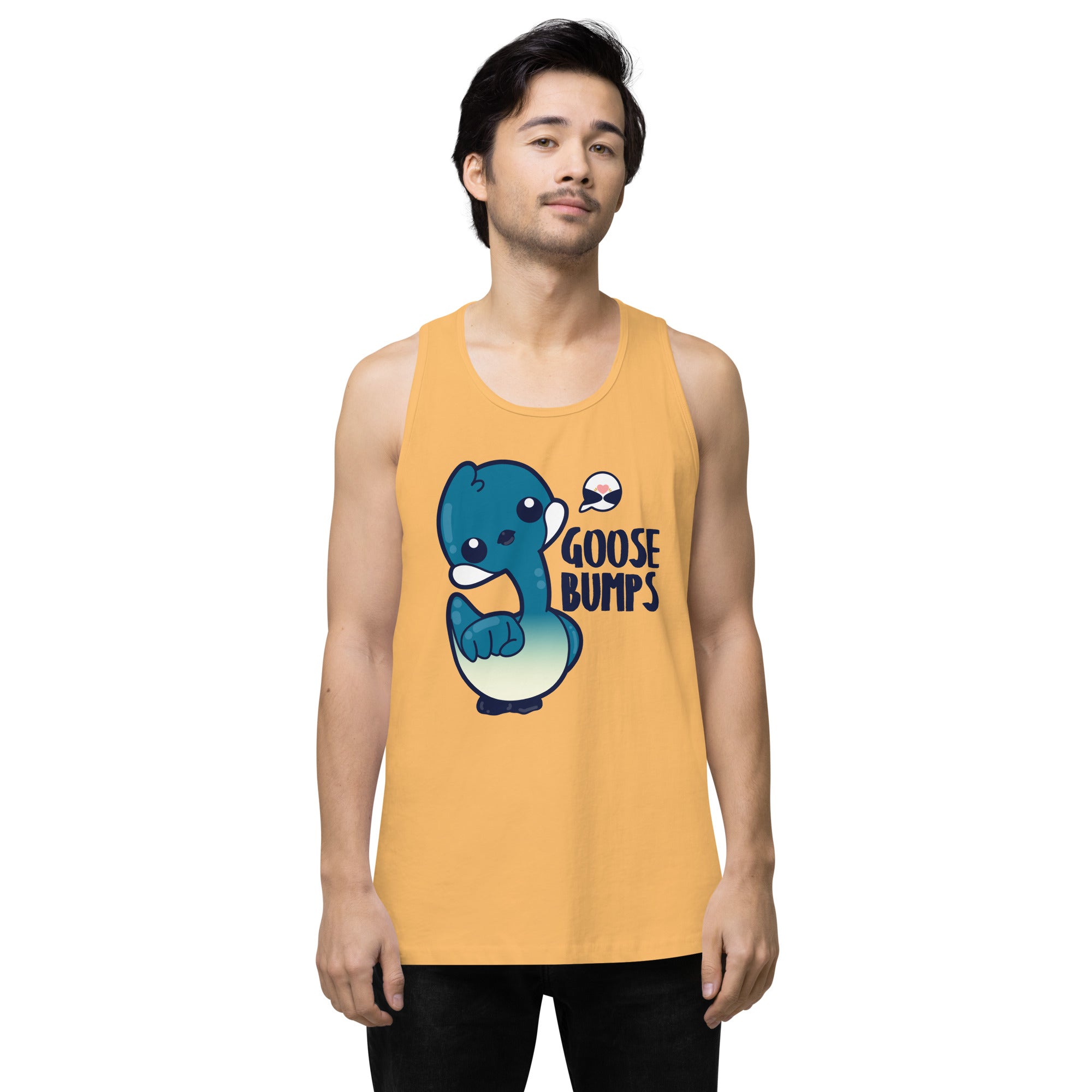 GOOSE BUMPS - Premium Tank Top - ChubbleGumLLC