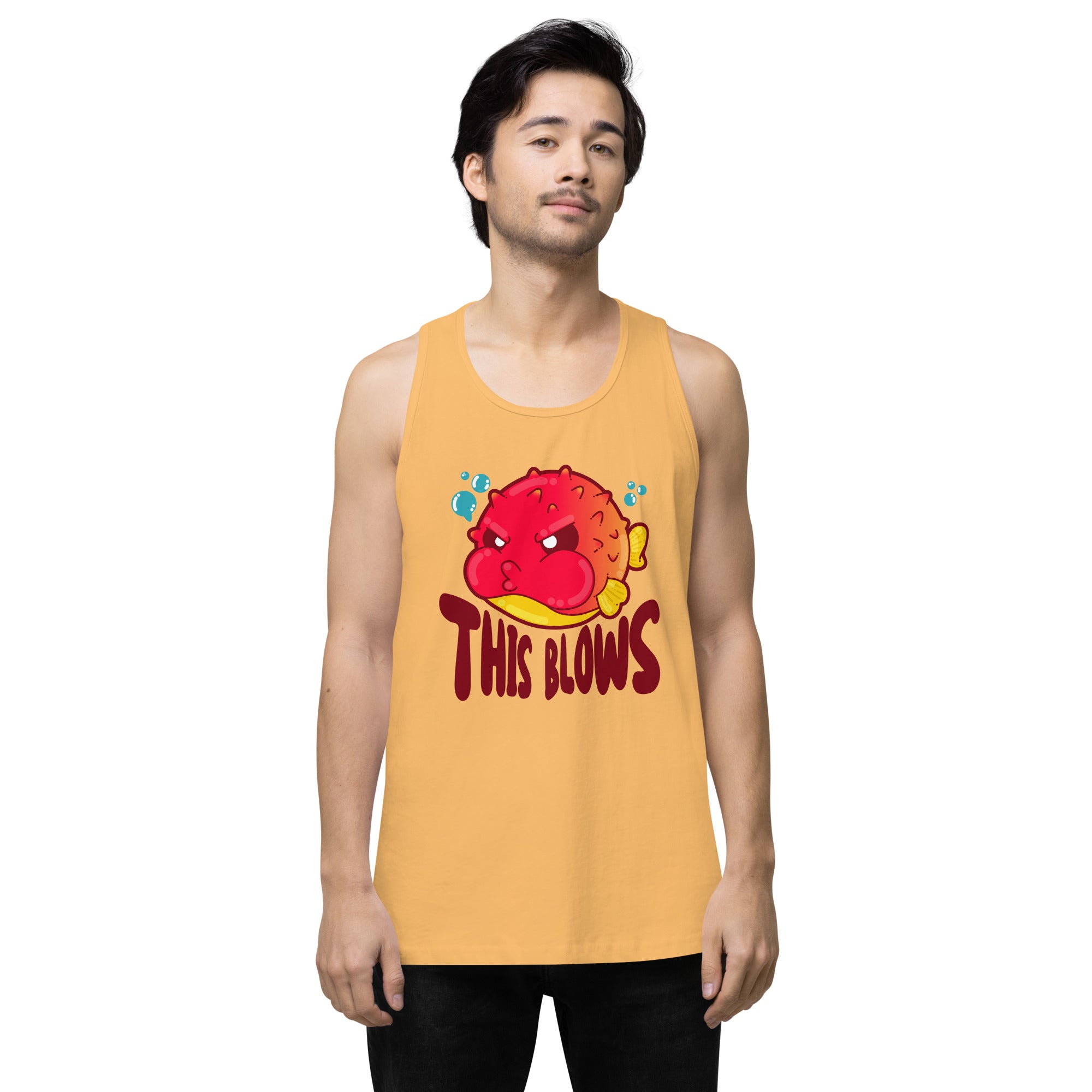 THIS BLOWS - Premium Tank Top - ChubbleGumLLC