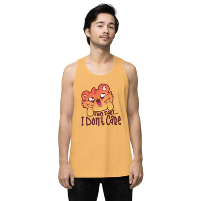 FUN FACT I DONT CARE - Premium Tank Top - ChubbleGumLLC