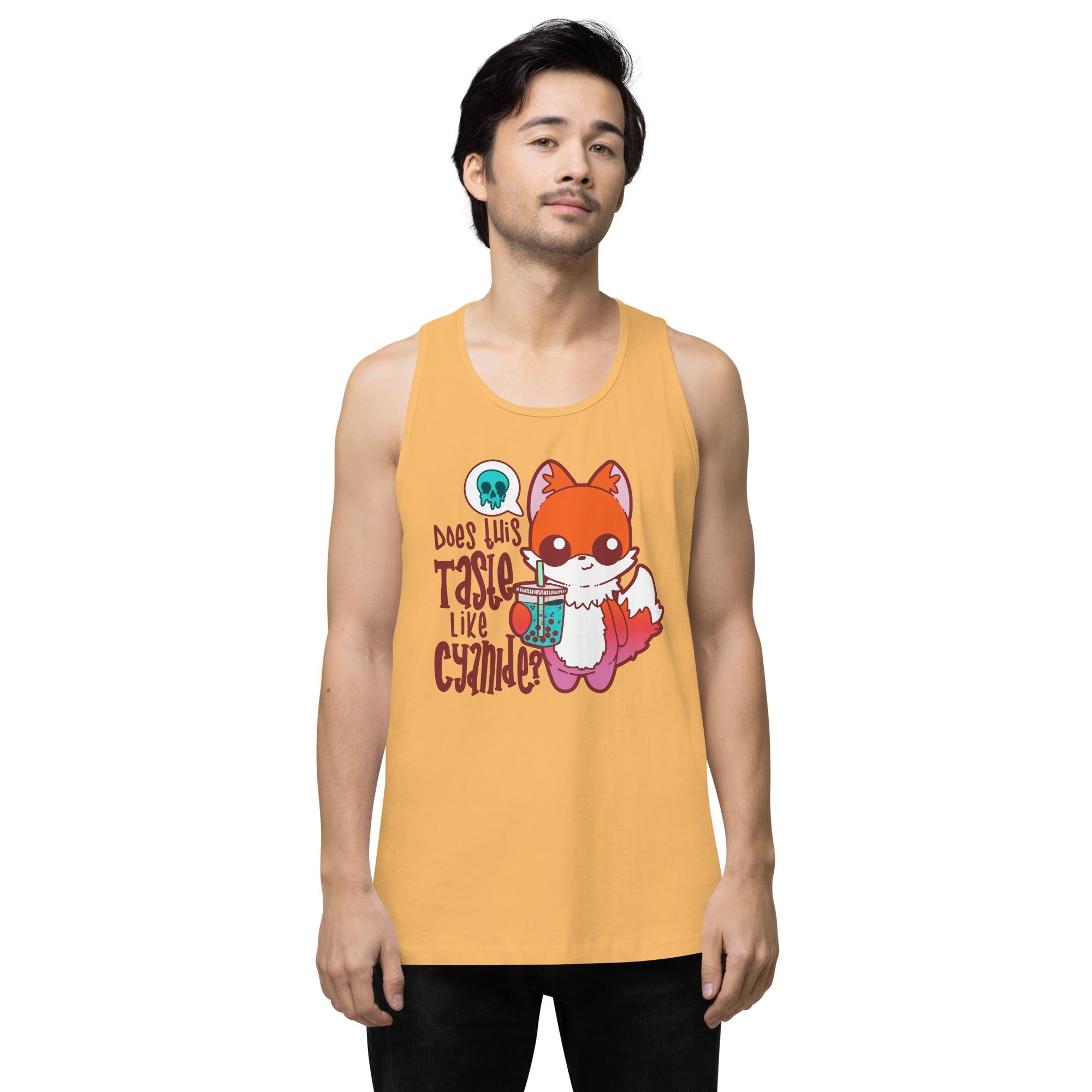 DOES THIS TASTE LIKE CYANIDE - Premium Tank Top - ChubbleGumLLC