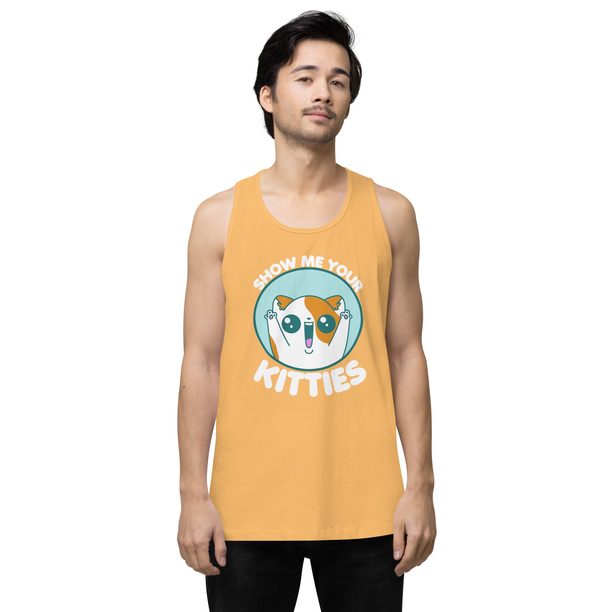 SHOW ME YOUR KITTIES - Modified Premium Tank Top - ChubbleGumLLC