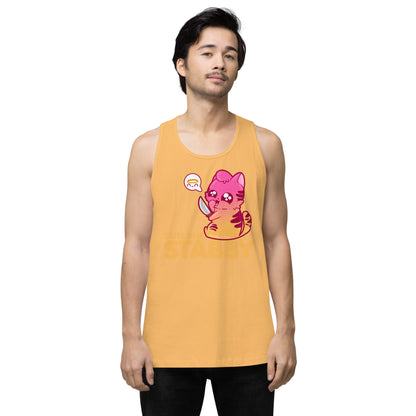 CUTE BUT STABBY - Premium Tank Top - ChubbleGumLLC