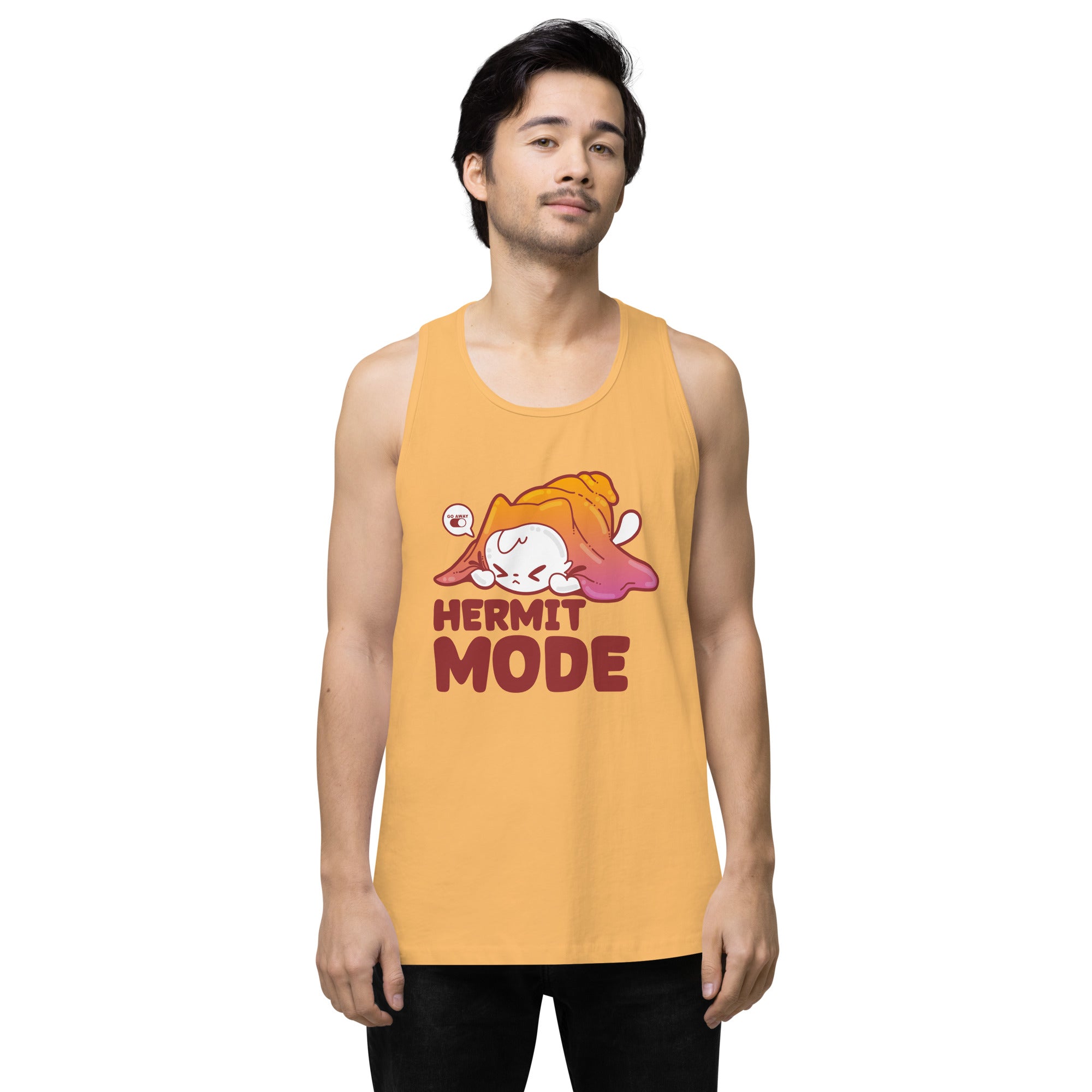 HERMIT MODE - Premium Tank Top - ChubbleGumLLC